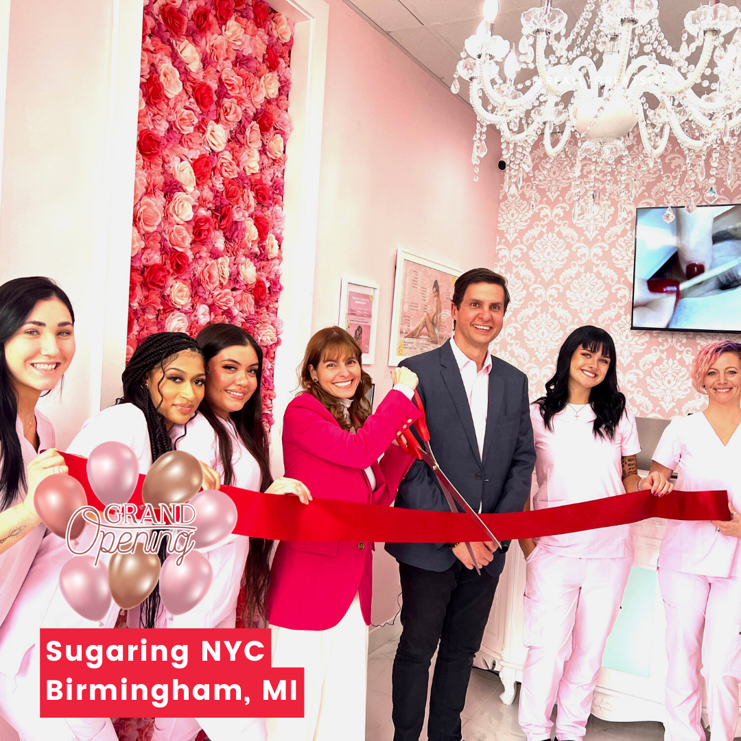 Sugaring NYC Birmingham Michigan grand opening