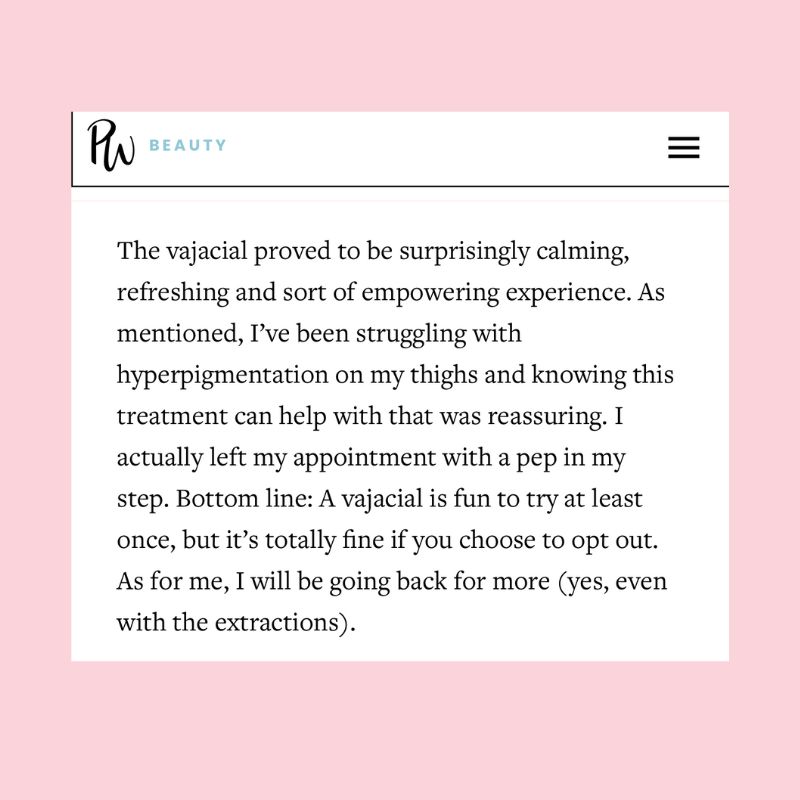 PureWow Explores the V-Facial Experience at SugaringNYC - Sugaring NYC  Nationwide Organic Hair Removal Salon